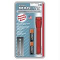 Maglite MAGLITE M2A036 Minimag AA Blister Pack Red M2A036